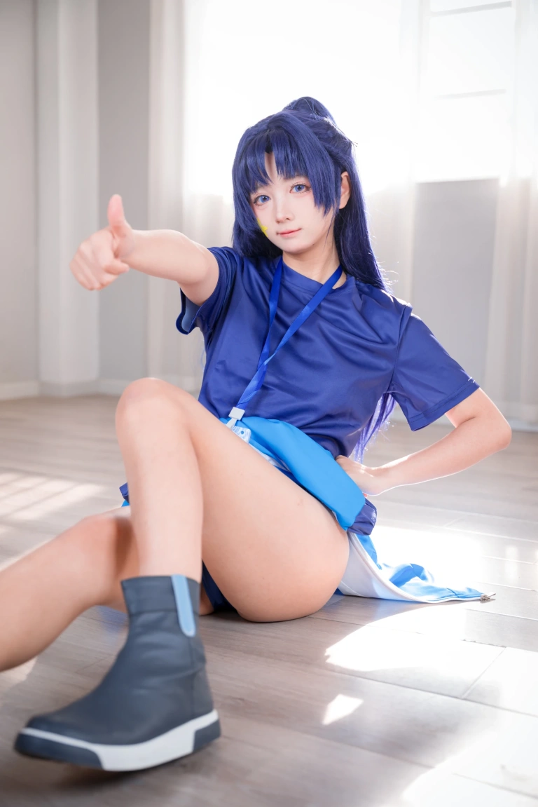 《蔚蓝档案 早濑优香体操服》｜喜欢爱理吗 · 75张写真