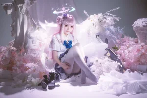 《蔚蓝档案 圣园未花》｜矢量鱼 · 27张写真