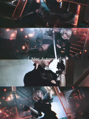 《2B 尼尔机械纪元》｜叉子宝宝 · 19张写真
