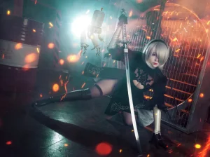 《2B 尼尔机械纪元》｜叉子宝宝 · 19张写真