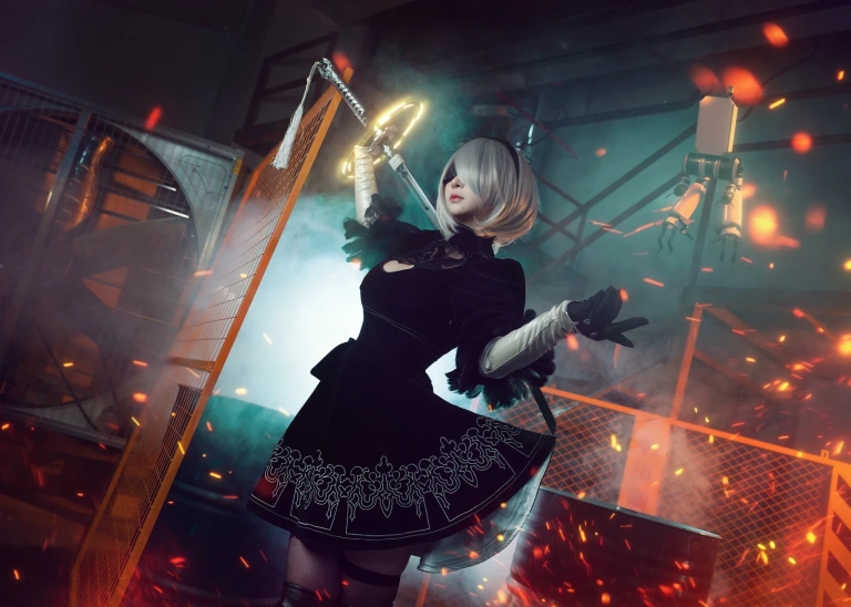 《2B 尼尔机械纪元》｜叉子宝宝 · 19张写真