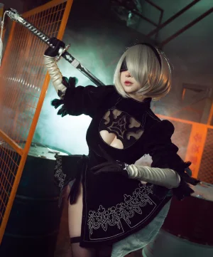 《2B 尼尔机械纪元》｜叉子宝宝 · 19张写真
