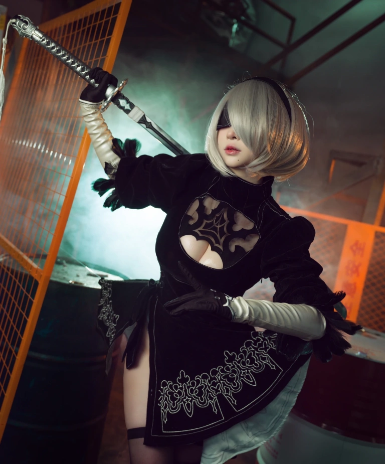 《2B 尼尔机械纪元》｜叉子宝宝 · 19张写真