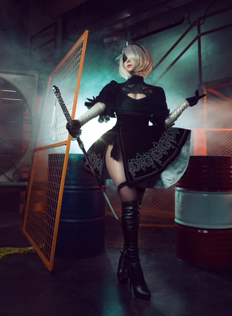 《2B 尼尔机械纪元》｜叉子宝宝 · 19张写真