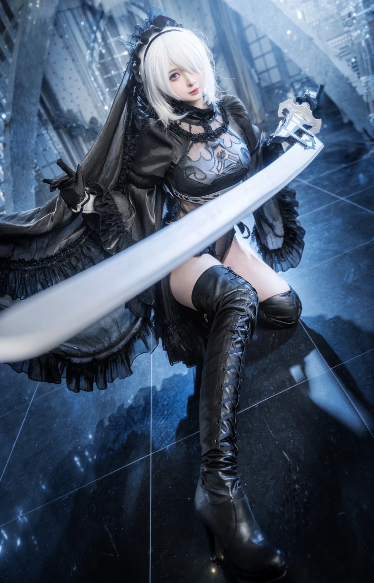 《2B 尼尔机械纪元》｜叉子宝宝 · 19张写真
