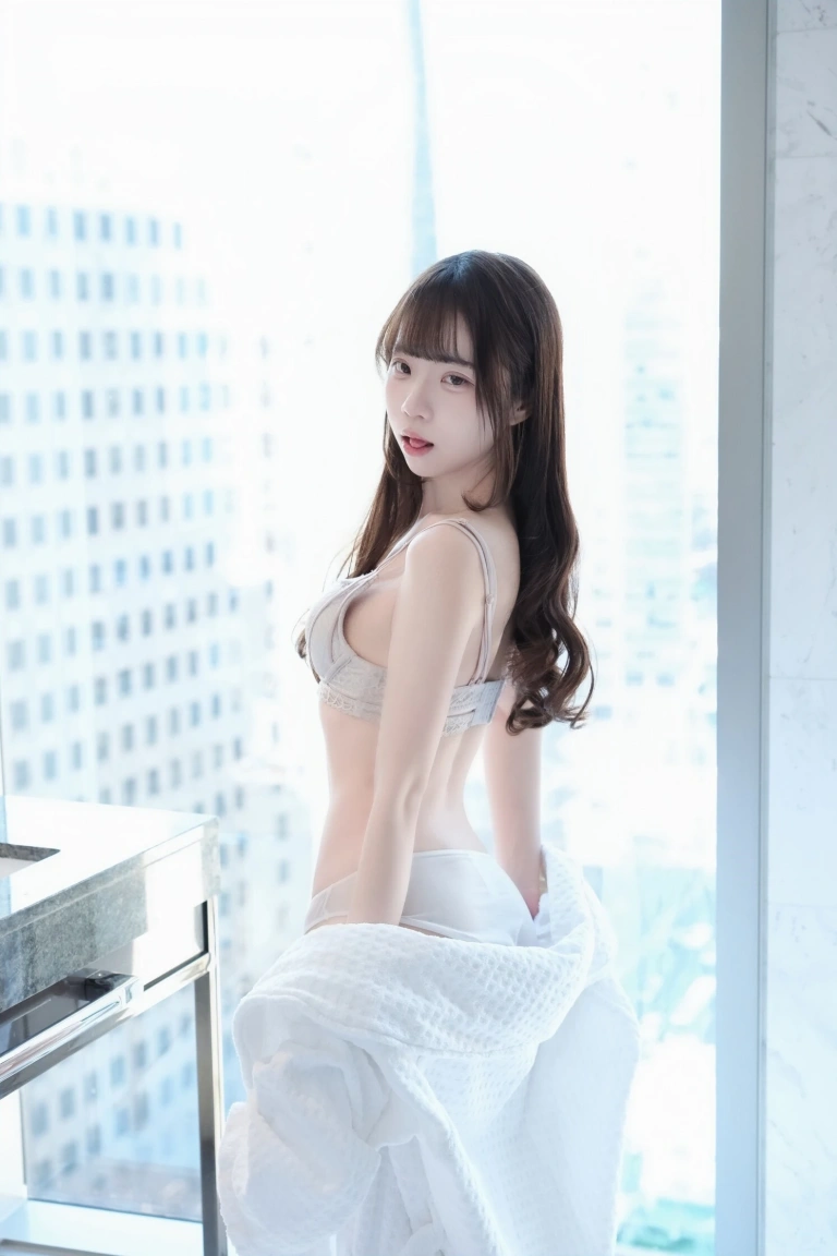 《清純鄰居女孩的秘密》｜可可小白兔 · 63张写真