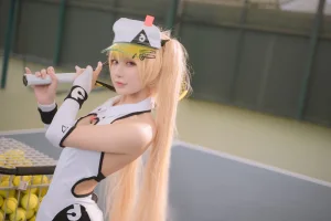 《贝奇网球服》｜阿包也是兔娘 · 21张写真