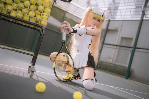 《贝奇网球服》｜阿包也是兔娘 · 21张写真