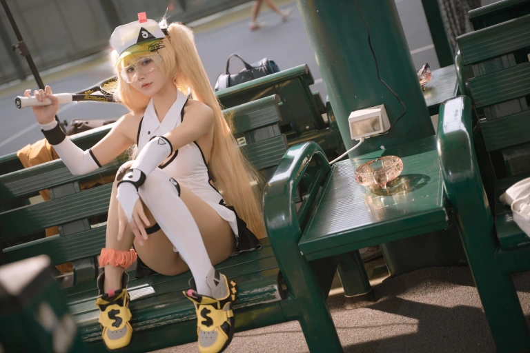 《贝奇网球服》｜阿包也是兔娘 · 21张写真