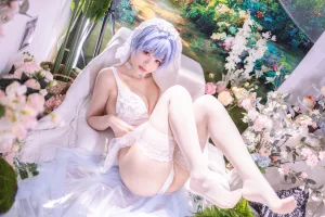 《新世纪福音战士 绫波丽花嫁》｜星黛鹿鹿 · 53张写真