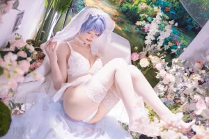 《新世纪福音战士 绫波丽花嫁》｜星黛鹿鹿 · 53张写真