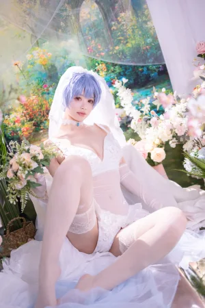 《新世纪福音战士 绫波丽花嫁》｜星黛鹿鹿 · 53张写真