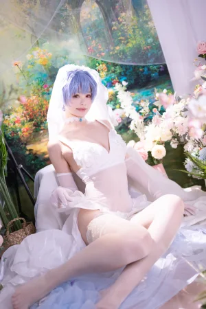 《新世纪福音战士 绫波丽花嫁》｜星黛鹿鹿 · 53张写真