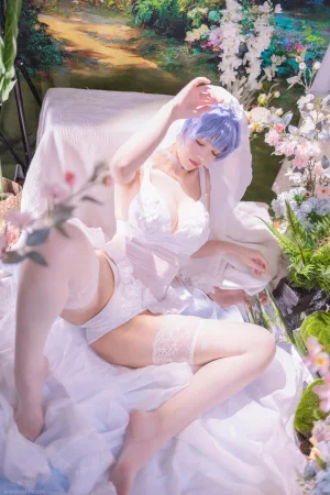 《新世纪福音战士 绫波丽花嫁》｜星黛鹿鹿 · 53张写真
