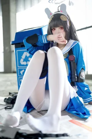 《蔚蓝档案 霞沢美游》｜九柒喵 · 55张写真