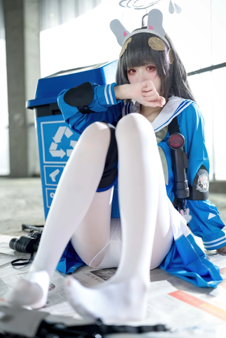 《蔚蓝档案 霞沢美游》｜九柒喵 · 55张写真