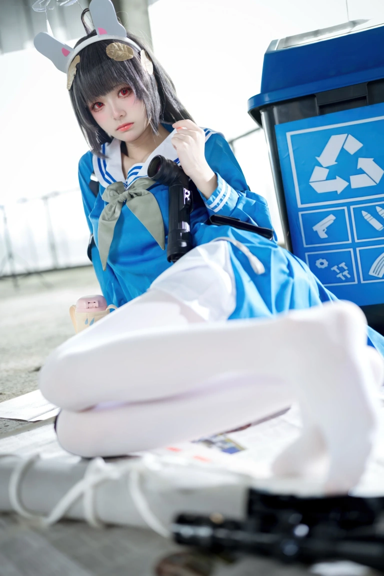 《蔚蓝档案 霞沢美游》｜九柒喵 · 55张写真