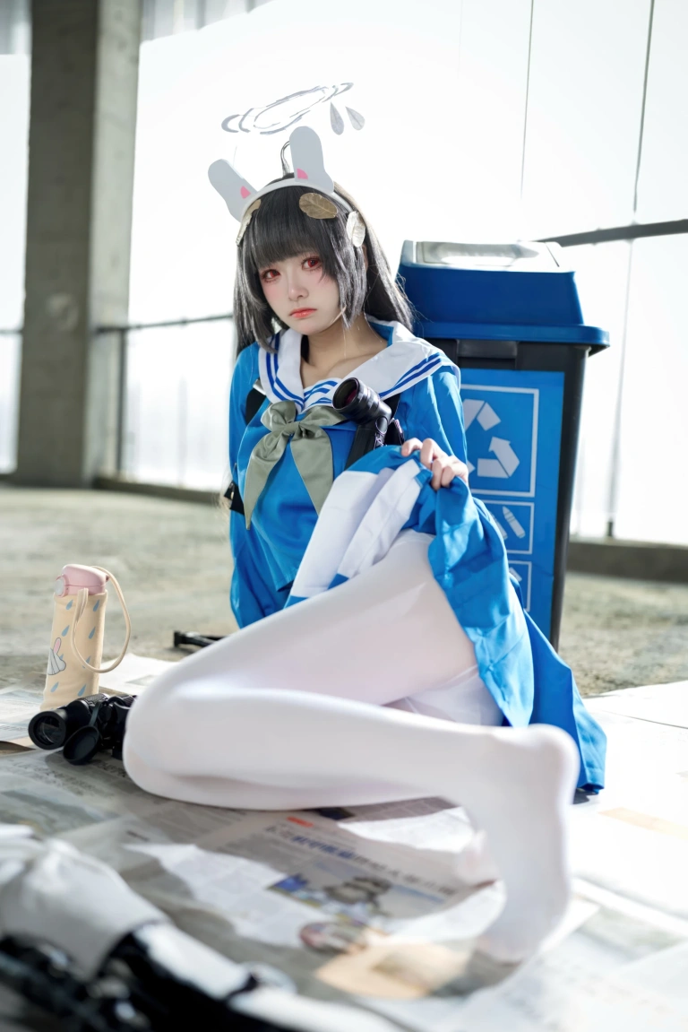 《蔚蓝档案 霞沢美游》｜九柒喵 · 55张写真