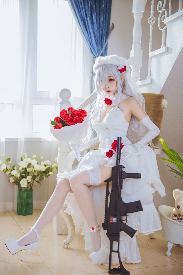 《少女前线 G36C 花嫁》｜日奈娇(椎名莜) · 40张写真