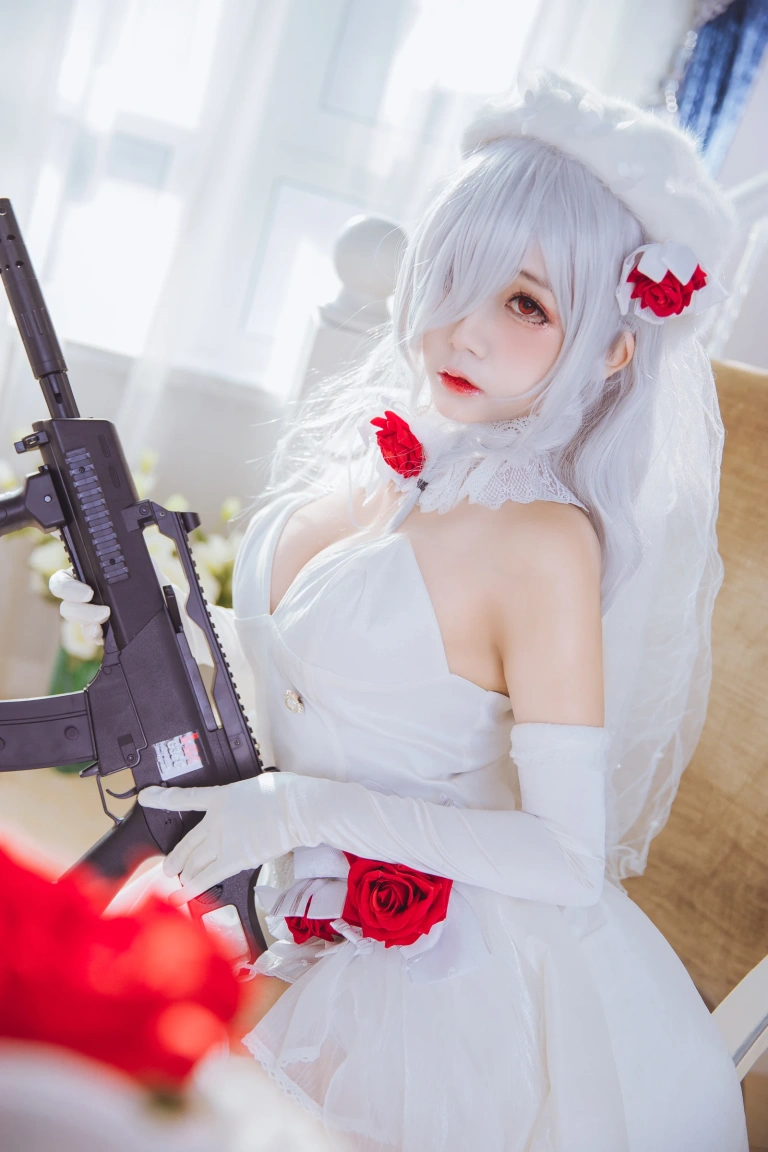 《少女前线 G36C 花嫁》｜日奈娇(椎名莜) · 40张写真