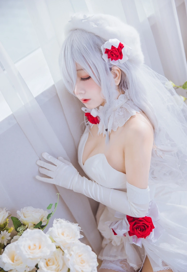 《少女前线 G36C 花嫁》｜日奈娇(椎名莜) · 40张写真