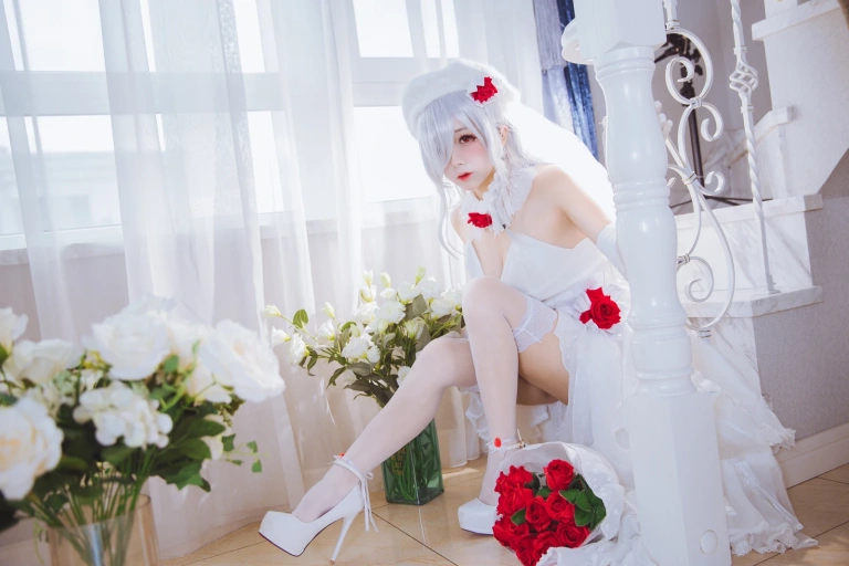 《少女前线 G36C 花嫁》｜日奈娇(椎名莜) · 40张写真