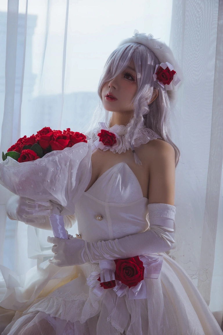 《少女前线 G36C 花嫁》｜日奈娇(椎名莜) · 40张写真