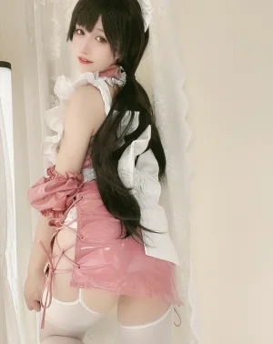 《粉色漆皮女仆》｜小仓千代 · 29张写真