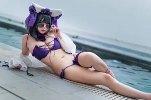 《舰长 柴郡泳装》｜末夜 · 31张写真