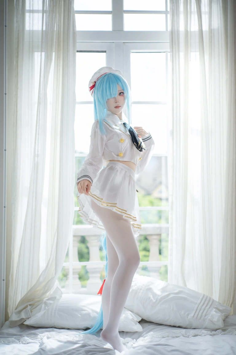 《碧蓝航线 雅努斯水手服》｜矢量鱼 · 38张写真