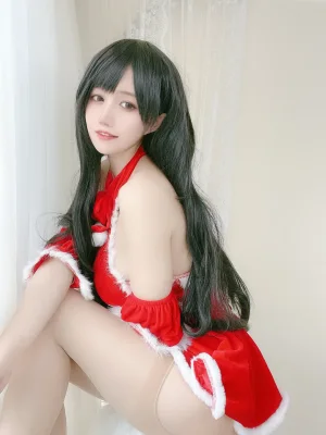 《红色圣诞礼物裙》｜小仓千代 · 23张写真