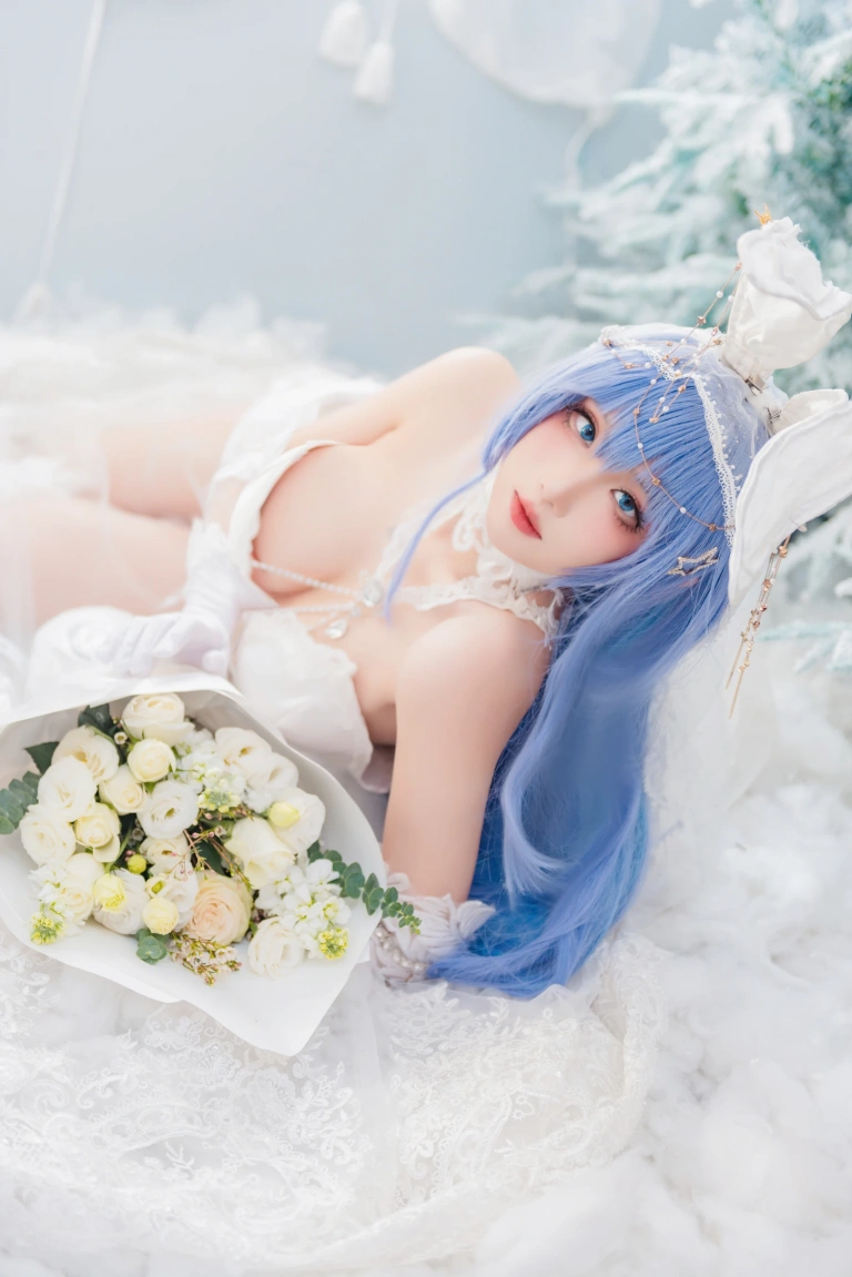 《碧蓝航线 新泽西 花园白雪之仪》｜瓦斯塔亚小龙虾 · 26张写真