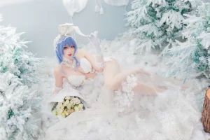 《碧蓝航线 新泽西 花园白雪之仪》｜瓦斯塔亚小龙虾 · 26张写真