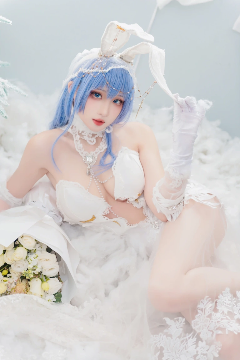 《碧蓝航线 新泽西 花园白雪之仪》｜瓦斯塔亚小龙虾 · 26张写真
