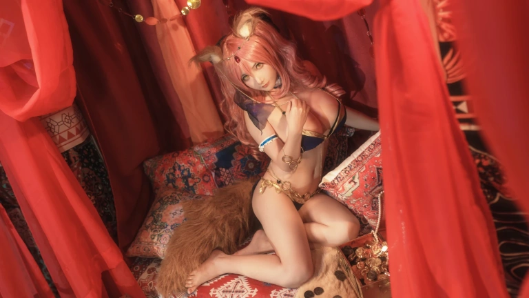 《玉藻前舞娘》｜是三不是世 · 28张写真