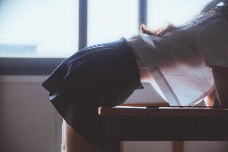 《蓝白水手服》｜桜桃喵 · 39张写真
