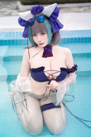 《柴郡泳装》｜贞子蜜桃 · 60张写真、1 个视频