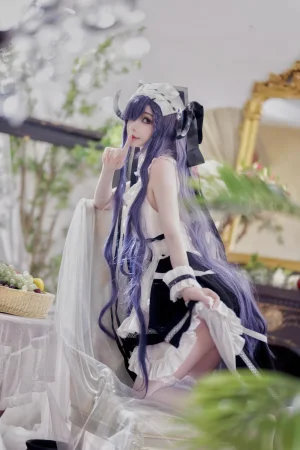 《碧蓝航线 奥古斯特 女仆》｜叉子宝宝 · 14张写真