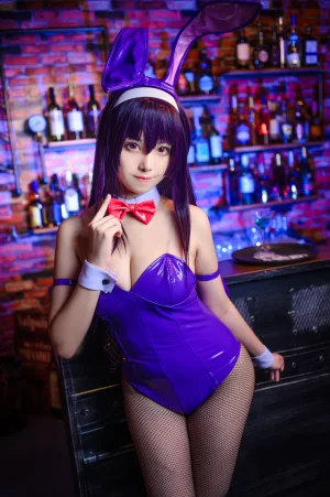《诗羽兔女郎》｜蜜汁猫裘 · 25张写真