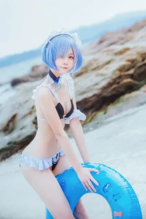 《蕾姆COS》｜桜桃喵 · 48张写真