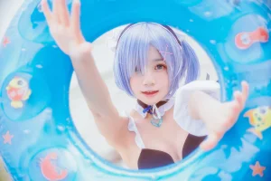《蕾姆COS》｜桜桃喵 · 48张写真