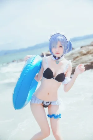 《蕾姆COS》｜桜桃喵 · 48张写真