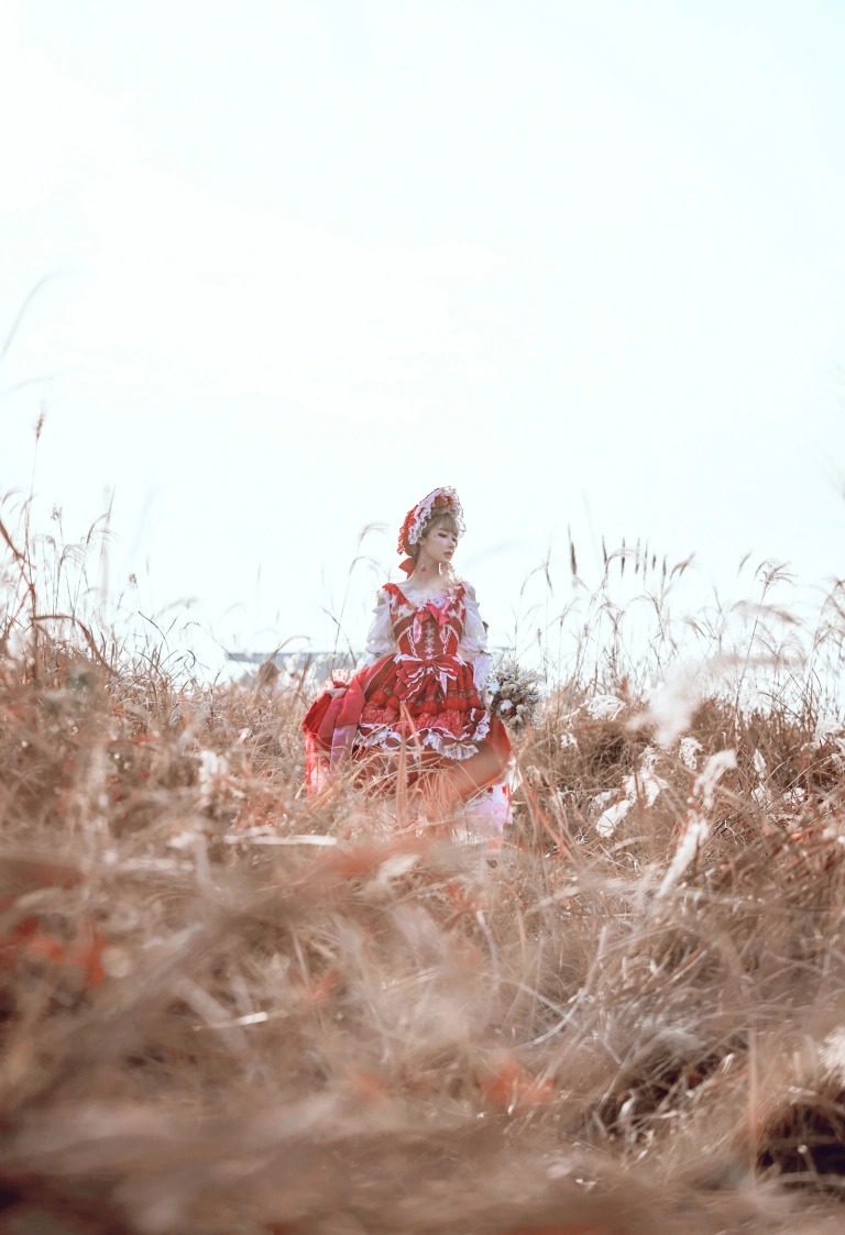 《Lolita红裙》｜阿包也是兔娘 · 12张写真