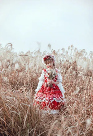 《Lolita红裙》｜阿包也是兔娘 · 12张写真