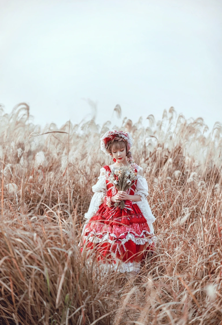 《Lolita红裙》｜阿包也是兔娘 · 12张写真