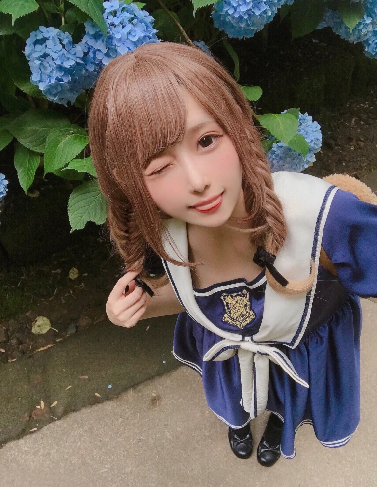 《紫阳花》｜凛子酱 · 27张写真