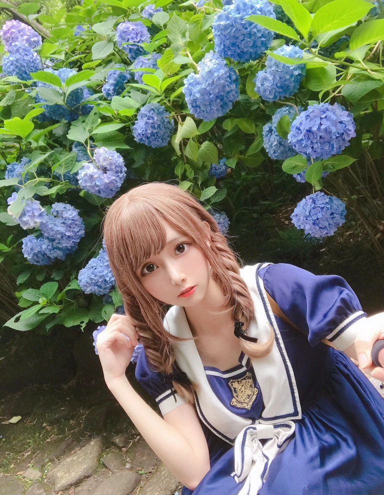 《紫阳花》｜凛子酱 · 27张写真