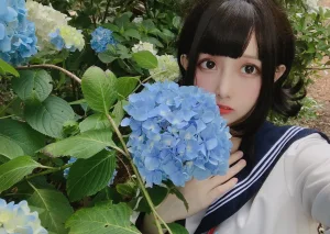 《紫阳花》｜凛子酱 · 27张写真