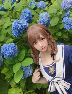 《紫阳花》｜凛子酱 · 27张写真