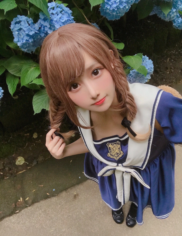 《紫阳花》｜凛子酱 · 27张写真